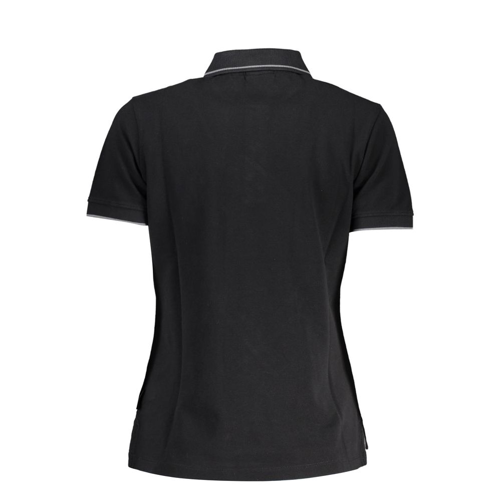 Polo Shirt by Napapijri for women in cotton black showcases a enviable silhouette, featuring a refined and for a enviable finish.