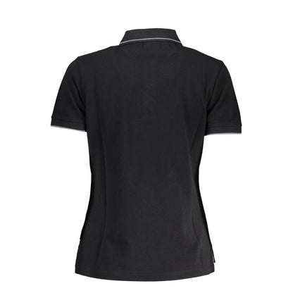Polo Shirt by Napapijri for women in cotton black showcases a enviable silhouette, featuring a refined and for a enviable finish.