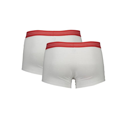 Underwear Boxer Shorts by North Sails for men in stretch cotton white, featuring a contoured Men's Stretch Cotton Underwear Boxer Shorts design with a contoured fit for ultimate comfort.