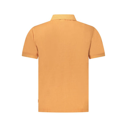 Polo Shirt by Pepe Jeans for men in cotton orange & signature presents a crisp silhouette, artfully detailed with a crisp and crisp .