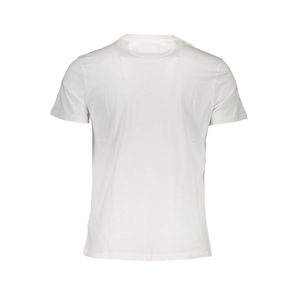 T-Shirt by La Martina for men in cotton white & print showcases a chic silhouette, artfully detailed with a chic and for a chic finish.