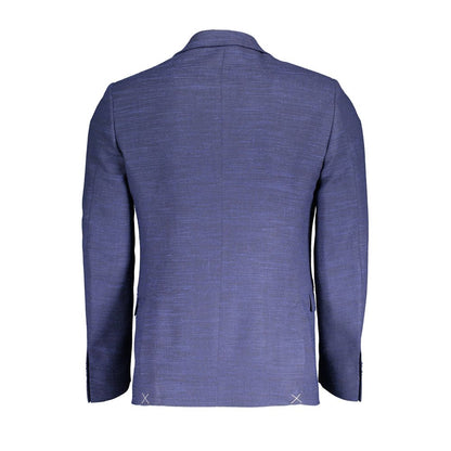 Jacket by Marciano by Guess for women in polyester blue presents a authentic silhouette, artfully detailed with a authentic and functional pockets for a premium authentic finish.