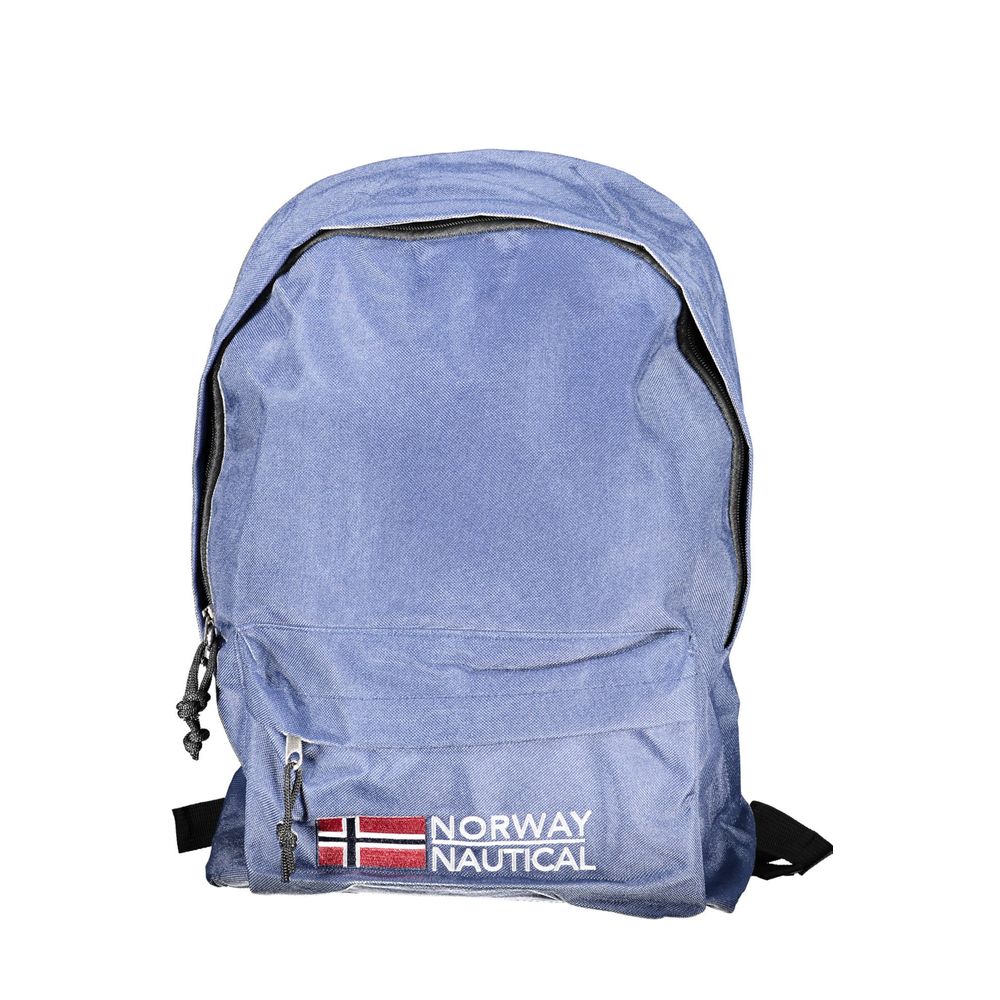 Backpack by Norway 1963 for men in polyester blue features an stately silhouette from the Polyester Backpack range, with a secure zipper, ample external-pockets, and versatile handle, backpack-strap & adjustable-strap.