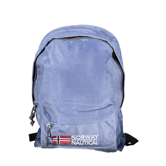 Backpack by Norway 1963 for men in polyester blue features an stately silhouette from the Polyester Backpack range, with a secure zipper, ample external-pockets, and versatile handle, backpack-strap & adjustable-strap.