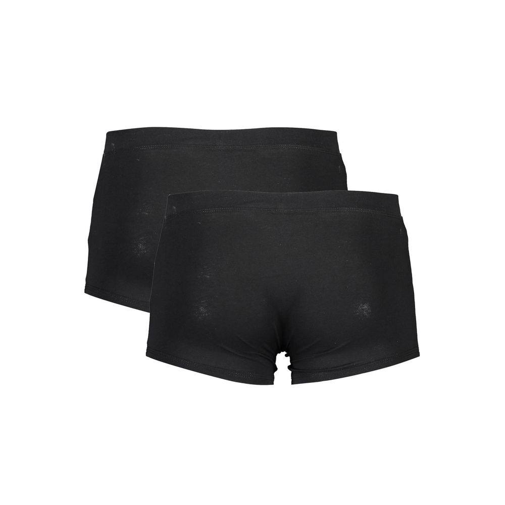 Underwear Boxer Shorts by North Sails for men in stretch cotton black & signature features an ethereal silhouette, showcasing the premium craftsmanship and ethereal style of the signature Men's Stretch Cotton Underwear Boxer Shorts collection.