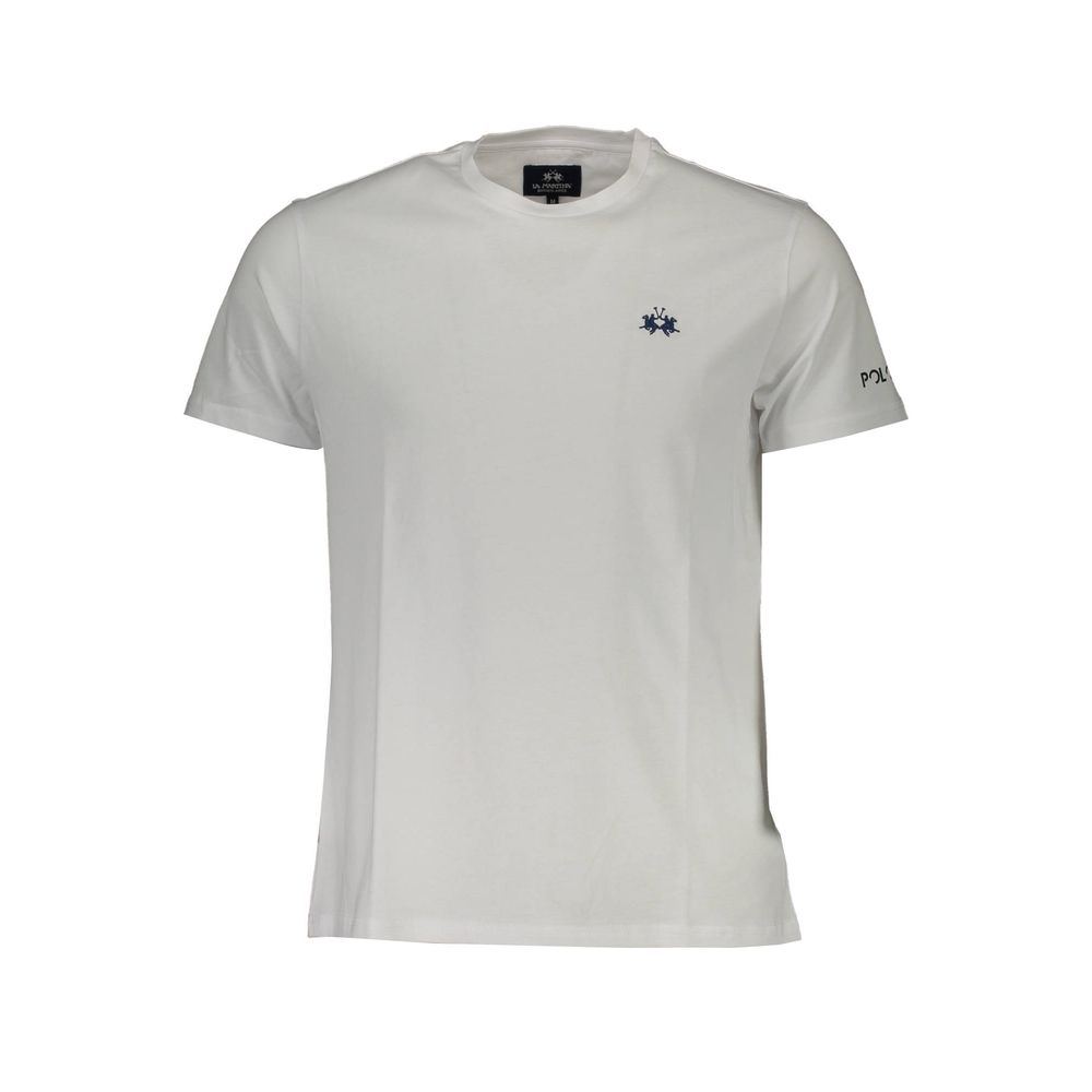 T-Shirt by La Martina for men in cotton white features an on trend silhouette, perfectly showcasing a on trend and for an elevated aesthetic.