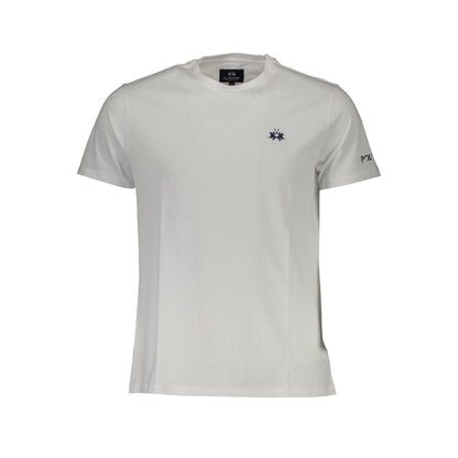 T-Shirt by La Martina for men in cotton white features an on trend silhouette, perfectly showcasing a on trend and for an elevated aesthetic.