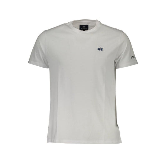 T-Shirt by La Martina for men in cotton white features an on trend silhouette, perfectly showcasing a on trend and for an elevated aesthetic.