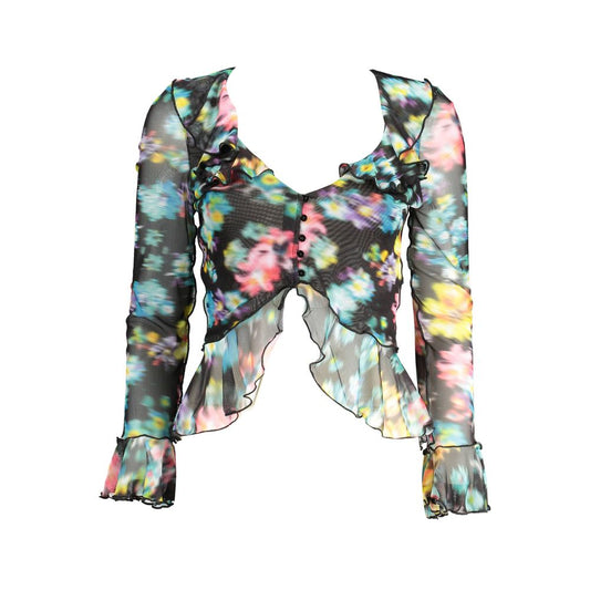 T-Shirt by Desigual for women in stretch modacrylic polyester black showcases a unassuming silhouette, artfully detailed with a refined and unassuming for a sophisticated, contemporary look.
