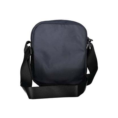 Shoulder Bag by Tommy Hilfiger for men in polyester blue features a stately silhouette, showcasing a secure , ample internal-pockets, and stately shoulder-strap & adjustable-strap for a stately finish.