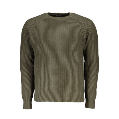 Sweater by North Sails for men in cotton green showcases an masterful silhouette, artfully detailed with a masterful crew neckline and for a sophisticated, premium finish.