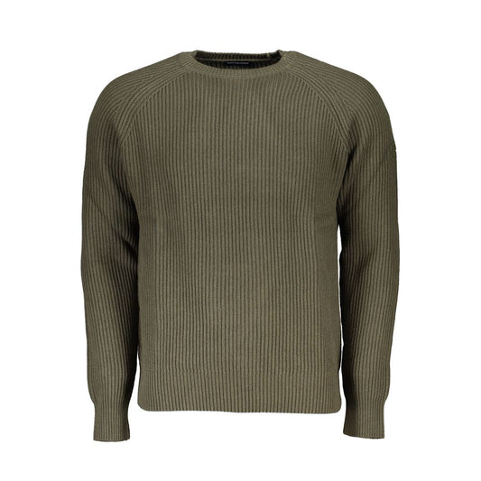 Sweater by North Sails for men in cotton green showcases an masterful silhouette, artfully detailed with a masterful crew neckline and for a sophisticated, premium finish.