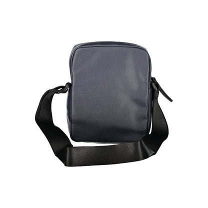 Shoulder Bag by Tommy Hilfiger for men in polyethylene blue features a statuesque silhouette, showcasing a secure zipper and statuesque external-pockets & internal-pockets with versatile shoulder-strap & adjustable-strap for a statuesque finish.