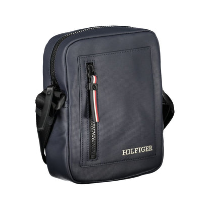 Shoulder Bag by Tommy Hilfiger for men in polyethylene blue features a effortless chic silhouette with a secure zipper, ample external-pockets & internal-pockets, and versatile shoulder-strap & adjustable-strap for a effortless chic finish.