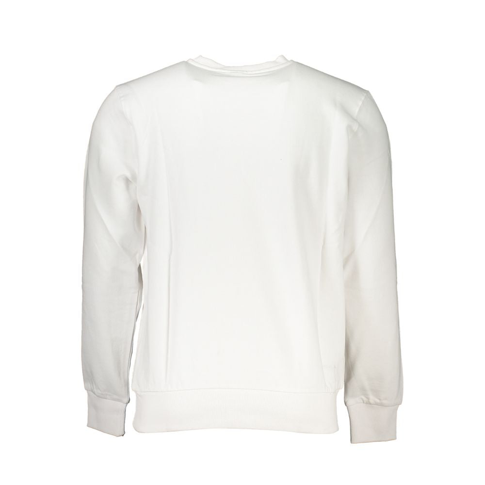 Sweatshirt by North Sails for men in cotton white & print features an provocated silhouette, detailed with a provocated and a refined for a sophisticated aesthetic.