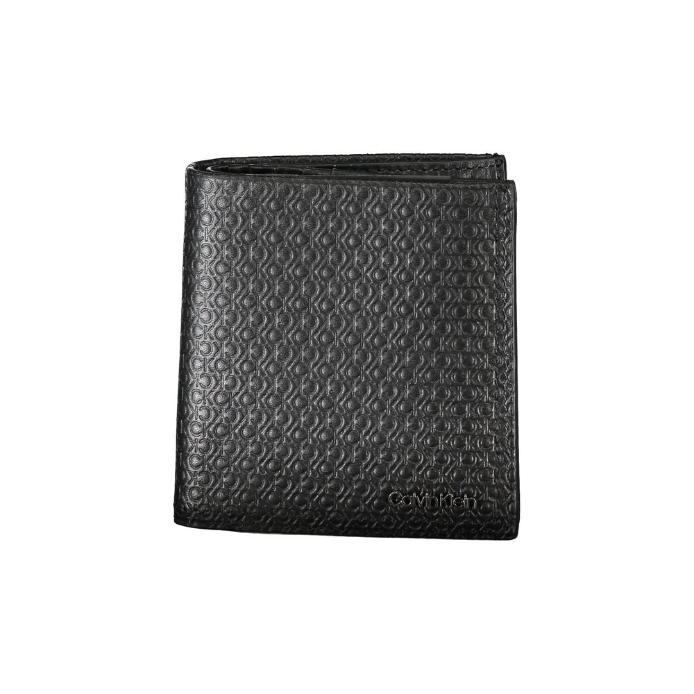 Cardholder Wallet by Calvin Klein for men in leather black features a streamlined silhouette, showcasing the streamlined Leather Cardholder Wallet design with sophisticated card-organization rfid-protection coin-purse for a premium look.