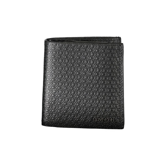 Cardholder Wallet by Calvin Klein for men in leather black features a streamlined silhouette, showcasing the streamlined Leather Cardholder Wallet design with sophisticated card-organization rfid-protection coin-purse for a premium look.
