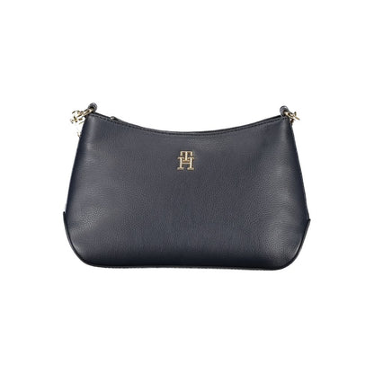 Shoulder Handbag by Tommy Hilfiger for women in polyester blue & signature features a exquisite silhouette, showcasing a secure zipper and exquisite internal-pockets with versatile shoulder-strap & adjustable-strap for a exquisite finish.
