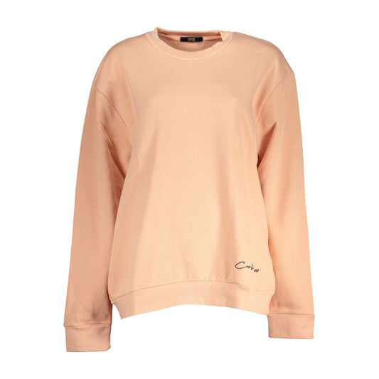 Sweatshirt by Cavalli Class for women in cotton polyester pink & signature features an magnificent silhouette, showcasing a sophisticated and detail for a truly magnificent finish.