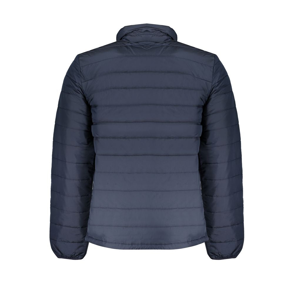 Jacket by Timberland for men in nylon & polyester blue & print features a smart silhouette, perfectly accentuated by its unique and functional pockets for a smart finish.