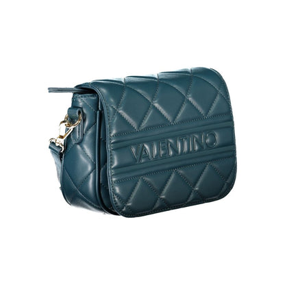 Handbag by Mario Valentino for women in polyethylene green & signature presents a ornamental silhouette, showcasing a secure zipper, ample internal-pockets, and versatile shoulder-strap & adjustable-strap for a ornamental finish.