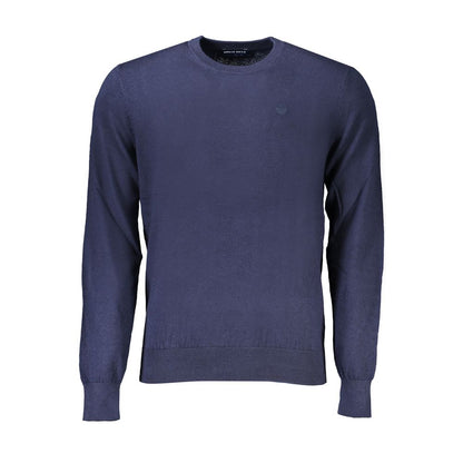 Sweatshirt by North Sails for men in wool cotton blue features an enviable silhouette, showcasing a premium long-sleeve and refined crew neckline for a truly enviable finish.