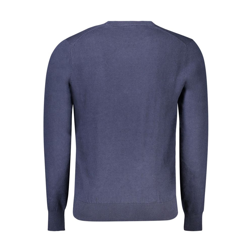 Sweatshirt by North Sails for men in wool cotton blue showcases a slouchy chic silhouette, artfully detailed with a slouchy chic and for a slouchy chic finish.