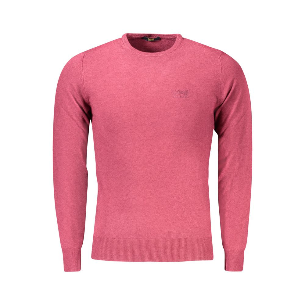 Sweater by Cavalli Class for men in polyamide polyester viscose red showcases an masterful silhouette, artfully detailed with a masterful and for a sophisticated, premium finish.