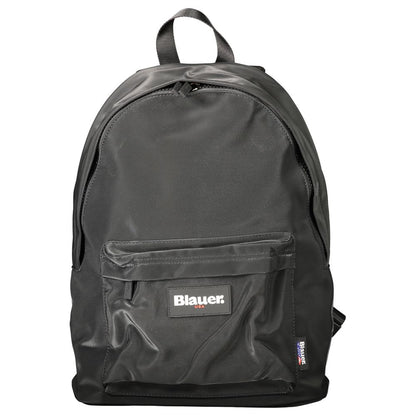 Backpack by Blauer for men in polyester black presents a stately Polyester Backpack design, showcasing a secure zipper with ample external-pockets & laptop-compartment and versatile backpack-strap, adjustable-strap & handle for a stately finish.