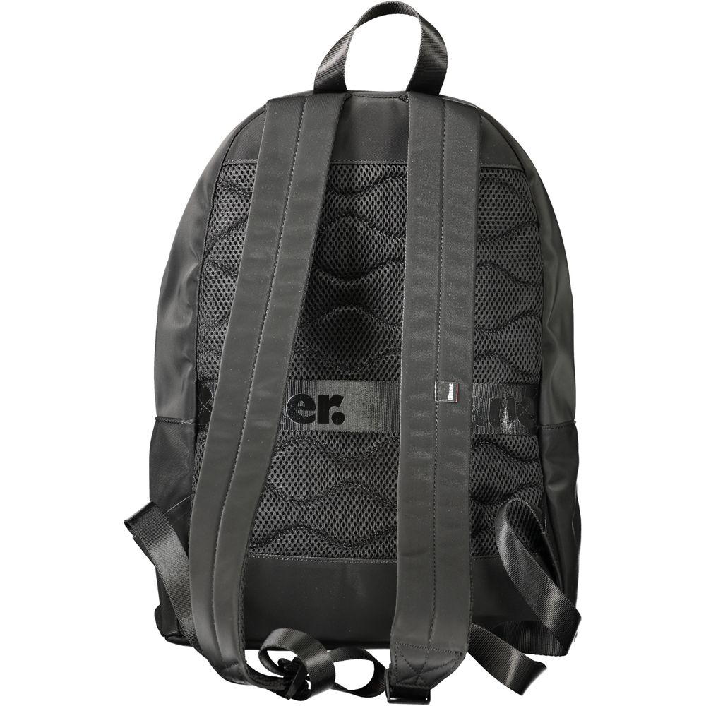 Backpack by Blauer for men in polyester black features a architectural Polyester Backpack design with a secure zipper, ample external-pockets & laptop-compartment, and versatile backpack-strap, adjustable-strap & handle for a architectural finish.