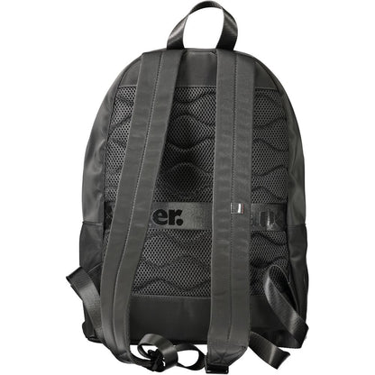 Backpack by Blauer for men in polyester black features a architectural Polyester Backpack design with a secure zipper, ample external-pockets & laptop-compartment, and versatile backpack-strap, adjustable-strap & handle for a architectural finish.