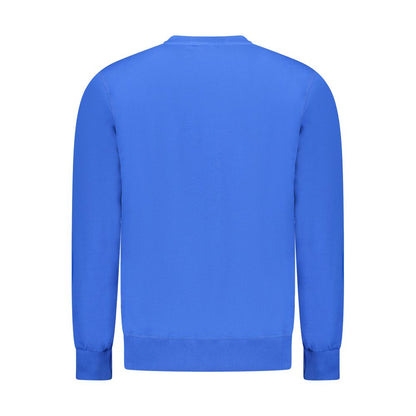 Sweatshirt by North Sails for men in cotton blue features an enviable silhouette, showcasing a premium and refined crew neckline for a truly enviable finish.