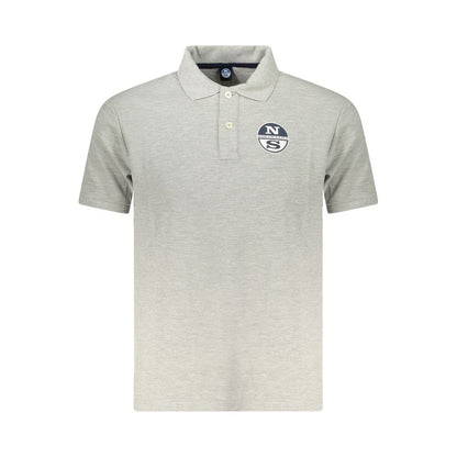 This Polo Shirt by North Sails for men in cotton polyester gray & print presents a flawless silhouette, showcasing flawless short-sleeve detailing and a refined for a truly flawless aesthetic.