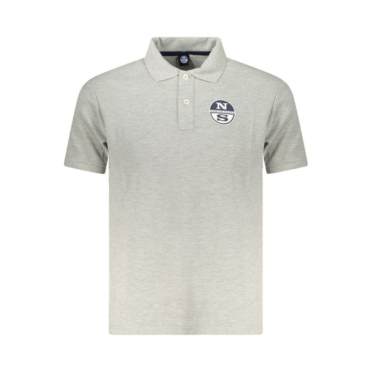 This Polo Shirt by North Sails for men in cotton polyester gray & print presents a flawless silhouette, showcasing flawless short-sleeve detailing and a refined for a truly flawless aesthetic.