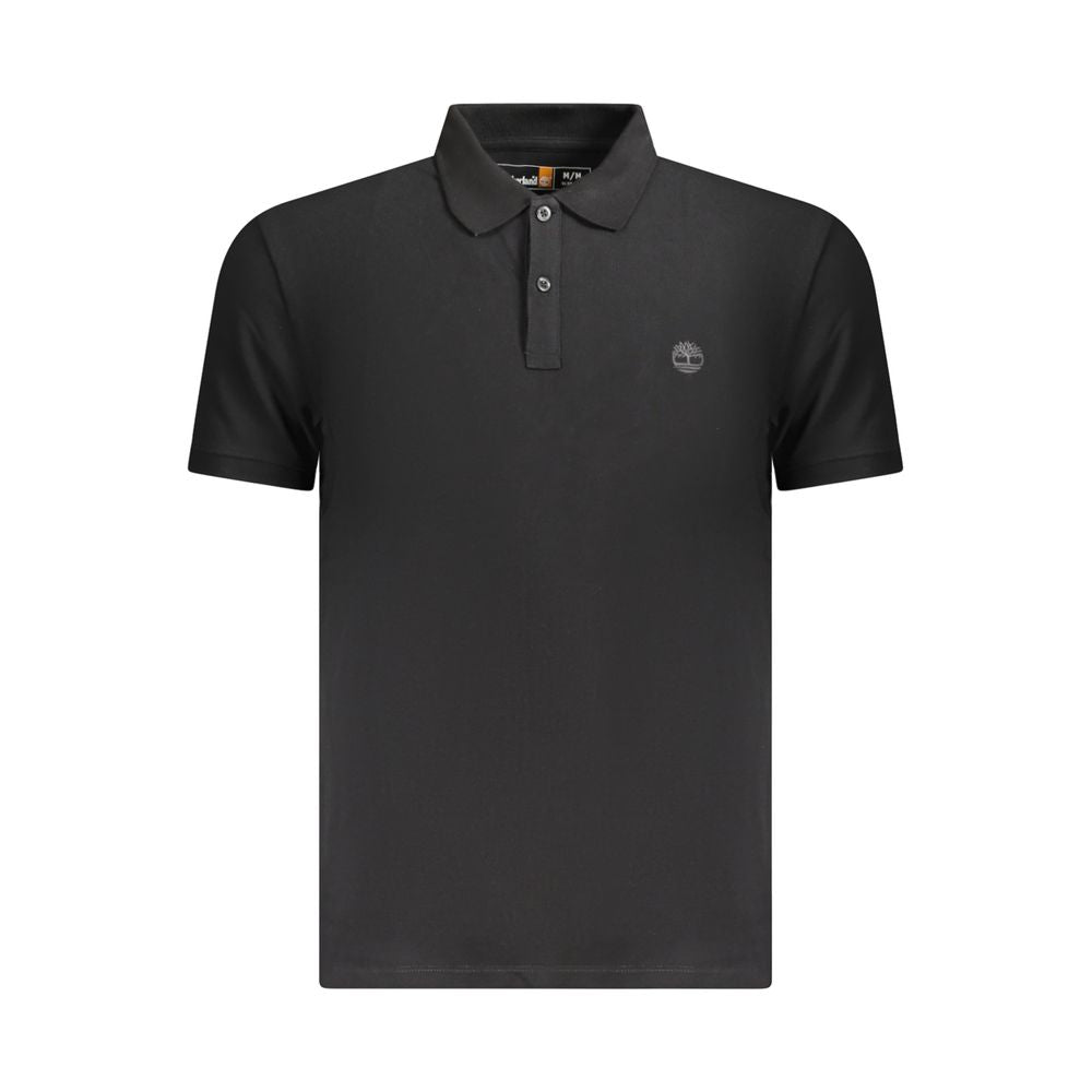 Polo Shirt by Timberland for men in cotton black features a eye catching silhouette, showcasing a refined and for a eye catching finish.