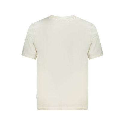 T-Shirt by Pepe Jeans for men in cotton white & print features a plush silhouette, showcasing a sophisticated and for a truly plush finish.