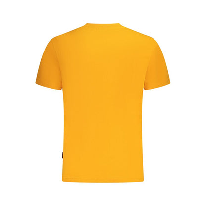 T-Shirt by Napapijri for men in cotton orange features an edgy silhouette, meticulously detailed with a sophisticated and for a truly edgy finish.