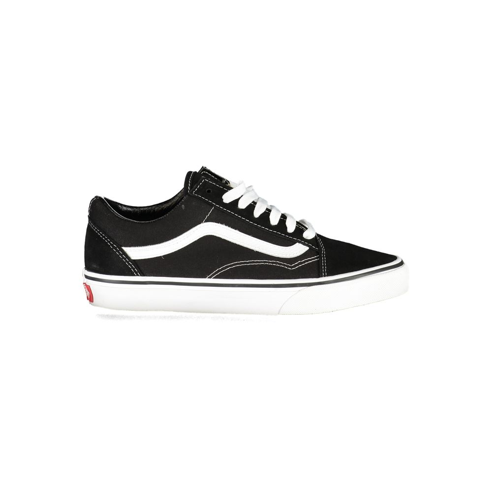 Sneakers by Vans for men in polyester polyethylene leather black, signature & striped features an sumptuous silhouette, showcasing the premium Men's Skater Polyester Polyethylene Leather Sneakers in a sumptuous skater style that offers a sumptuous finish for refined style.