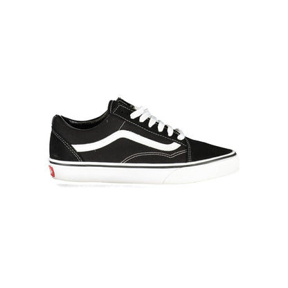 Sneakers by Vans for men in polyester polyethylene leather black, signature & striped features an sumptuous silhouette, showcasing the premium Men's Skater Polyester Polyethylene Leather Sneakers in a sumptuous skater style that offers a sumptuous finish for refined style.
