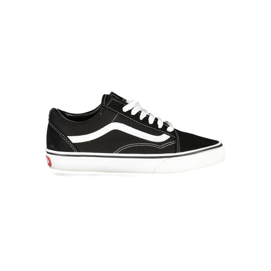 Sneakers by Vans for men in polyester polyethylene leather black, signature & striped features an sumptuous silhouette, showcasing the premium Men's Skater Polyester Polyethylene Leather Sneakers in a sumptuous skater style that offers a sumptuous finish for refined style.