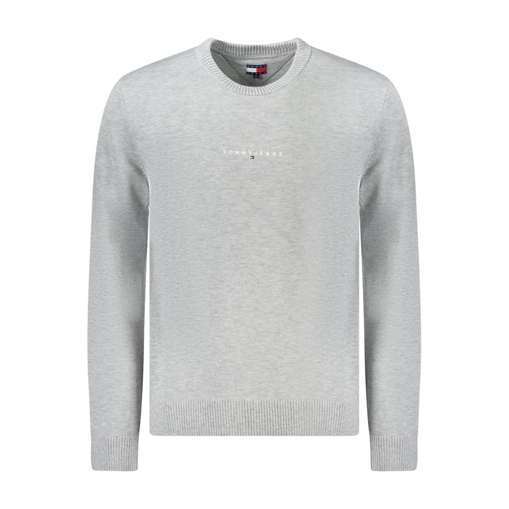 Sweatshirt by Tommy Hilfiger for men in wool & polyester brown & gray features a unrivaled silhouette with a refined crew neckline and unrivaled detailing for a sophisticated look.