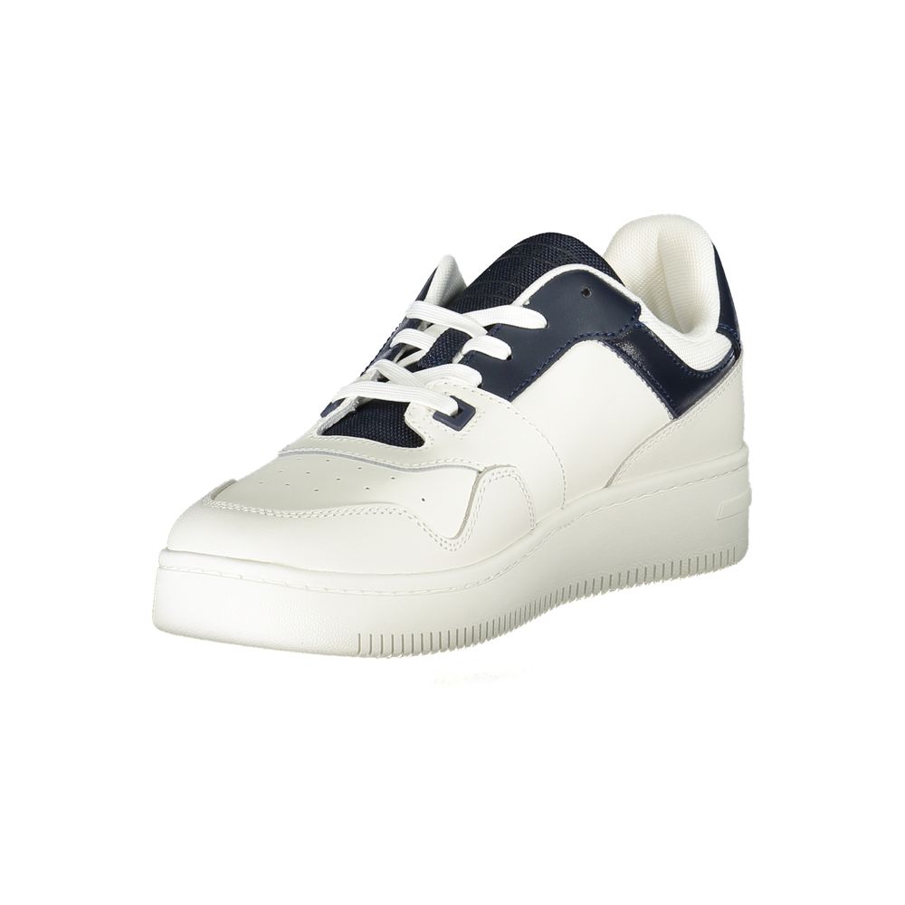 Sneakers by Tommy Hilfiger for men in polyester polyethylene leather blue features an sumptuous design from the Men's Fashion Polyester Polyethylene Leather Sneakers collection, highlighting a sumptuous fashion style for a premium, high-fashion look.
