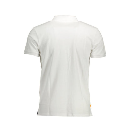 Polo Shirt by Timberland for men in cotton white presents a crisp silhouette, artfully detailed with a crisp and crisp .