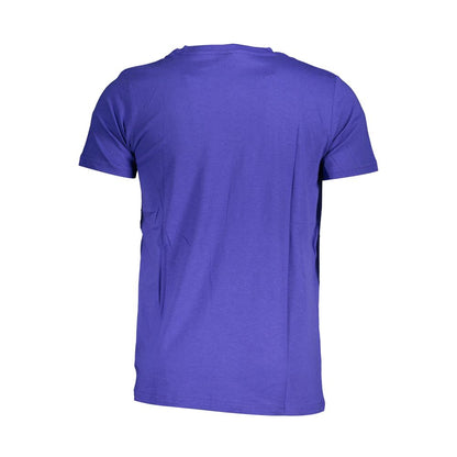 T-Shirt by Norway 1963 for men in cotton blue features an on trend silhouette, perfectly showcasing a on trend and crew neckline for an elevated aesthetic.