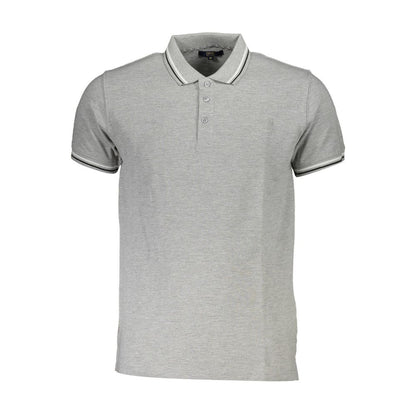 Polo Shirt by Cavalli Class for men in cotton brown & gray showcases a enviable silhouette, featuring a refined and for a enviable finish.