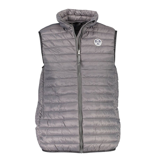 Vest by North Sails for men in polyamide brown, gray & signature features a stylish silhouette, showcasing distinct pockets and a refined for a truly stylish finish.