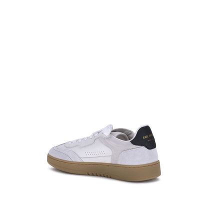 Sneakers by Axel Arigato for men in bos taurus calf suede leather white & signature presents a impeccable silhouette as Men's Low Top Bos Taurus Calf Suede Leather Sneakers, expertly defined by a impeccable low-top style for a impeccable, high-fashion look.