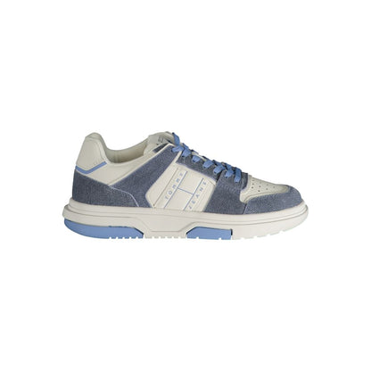 Sneakers by Tommy Hilfiger for women in polyester polyethylene leather light-blue features an sumptuous design from the Women's Fashion Polyester Polyethylene Leather Sneakers collection, highlighting a sumptuous fashion style for a premium, high-fashion look.