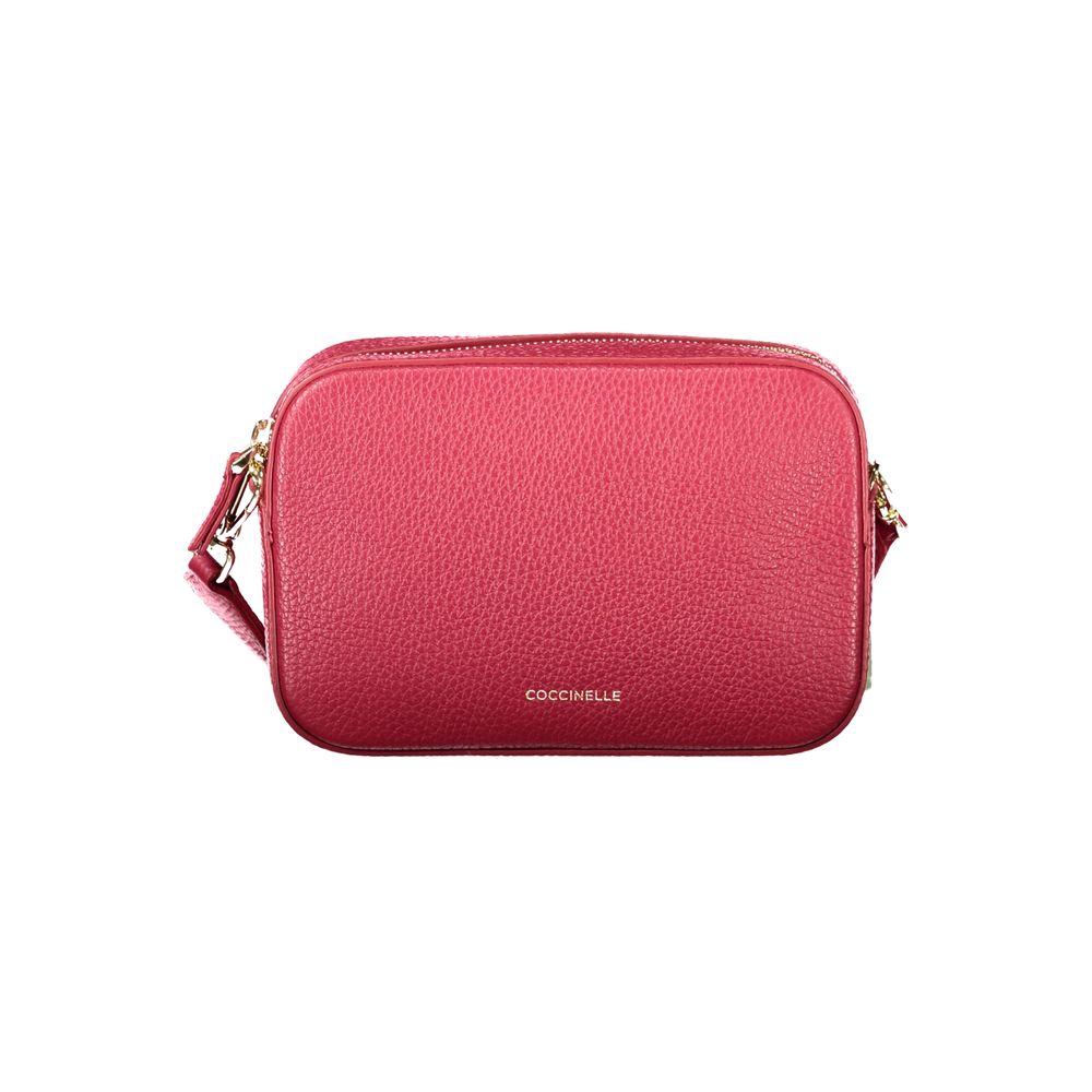 Crossbody Handbag by Coccinelle for women in leather red features a exquisite silhouette, showcasing a secure zipper and exquisite with versatile crossbody-strap, shoulder-strap & adjustable-strap for a exquisite finish.