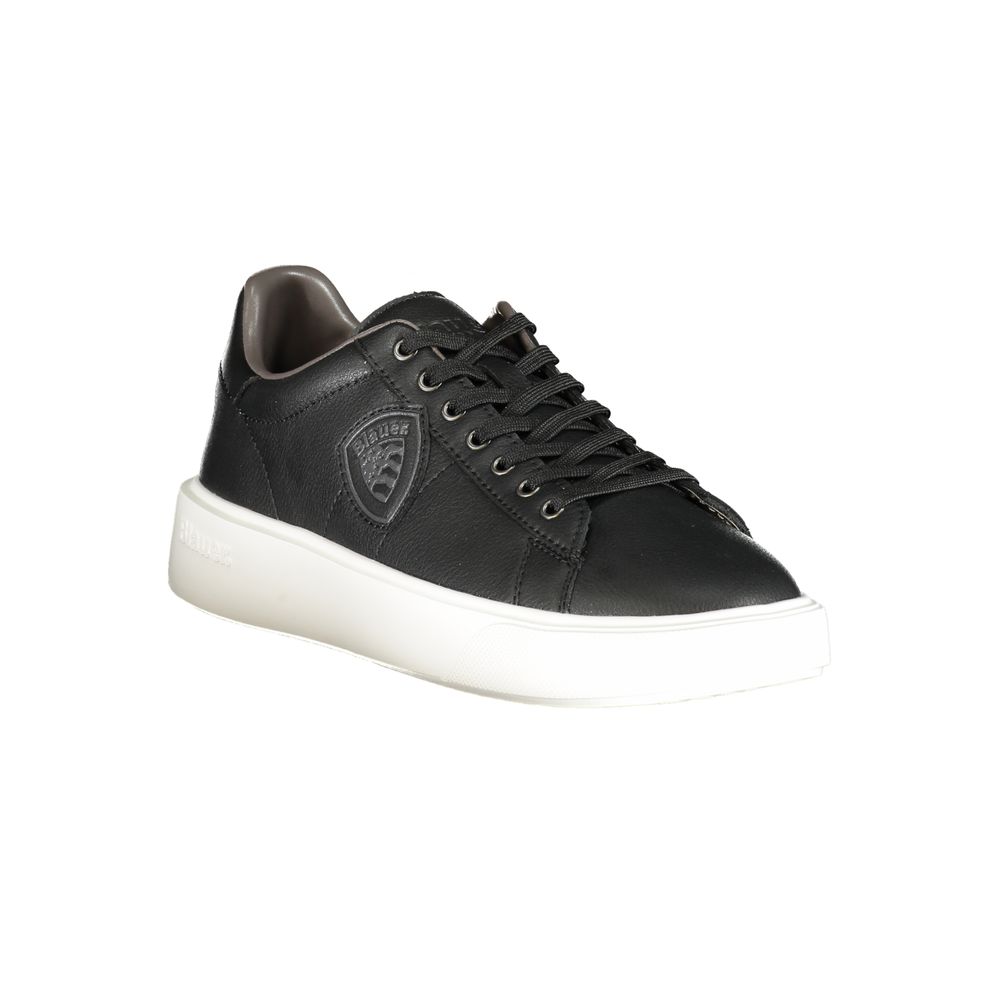 Sneakers by Blauer for men in polyester polyethylene leather black & print features a sumptuous design, perfectly showcasing the sumptuous fashion style of this Men's Fashion Polyester Polyethylene Leather Sneakers.
